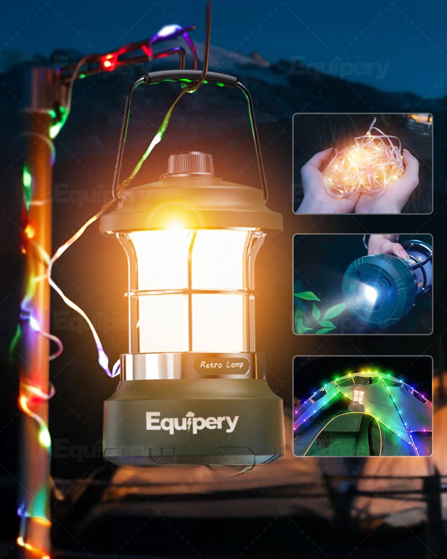 Equipery Retro 4-in-1 Lamp