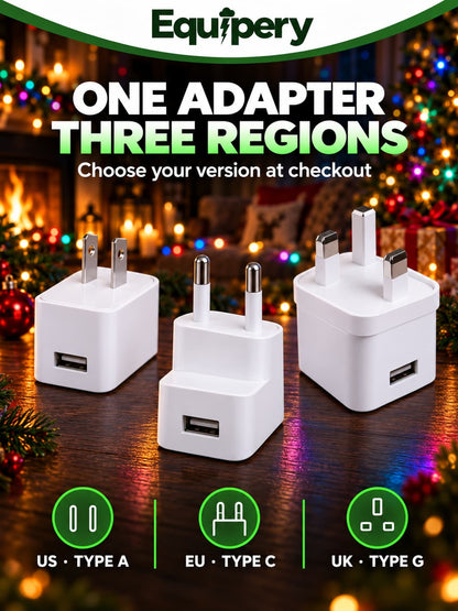 Equipery 5V 2A USB Power Adapter