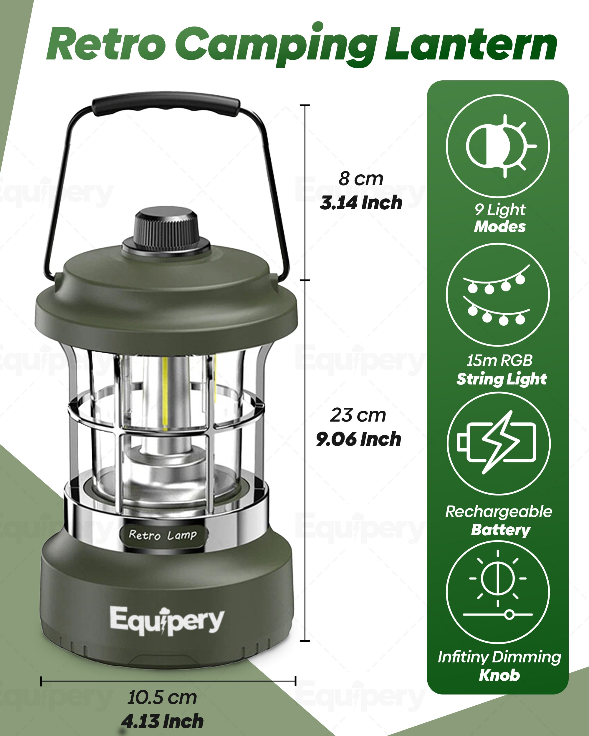 Equipery Multifunktion Camp Lamp