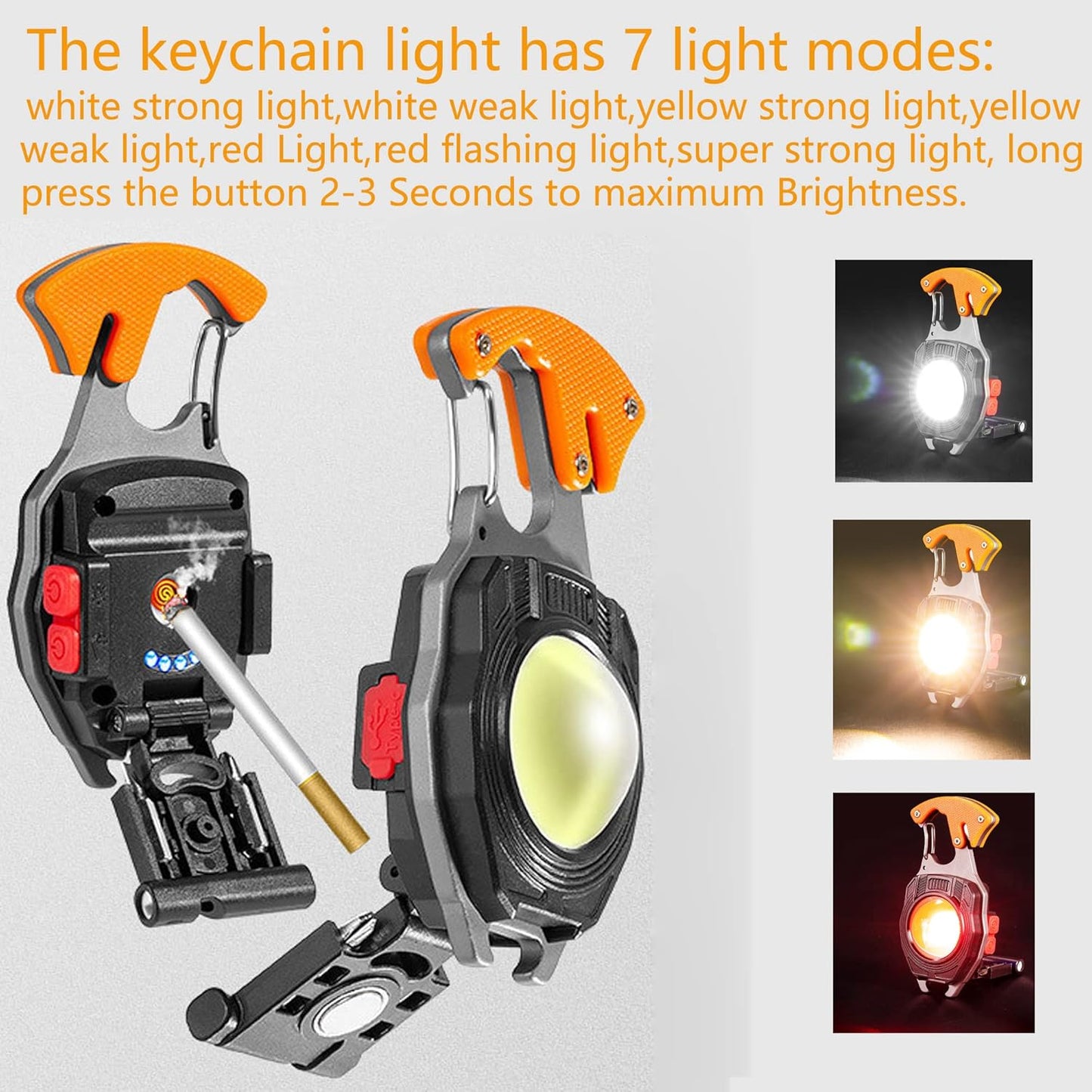 Equipery Multifunction Keychain Flashlight