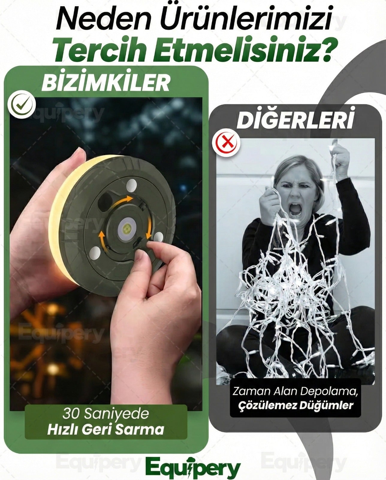 Equipery Çok Fonksiyonlu Lamba