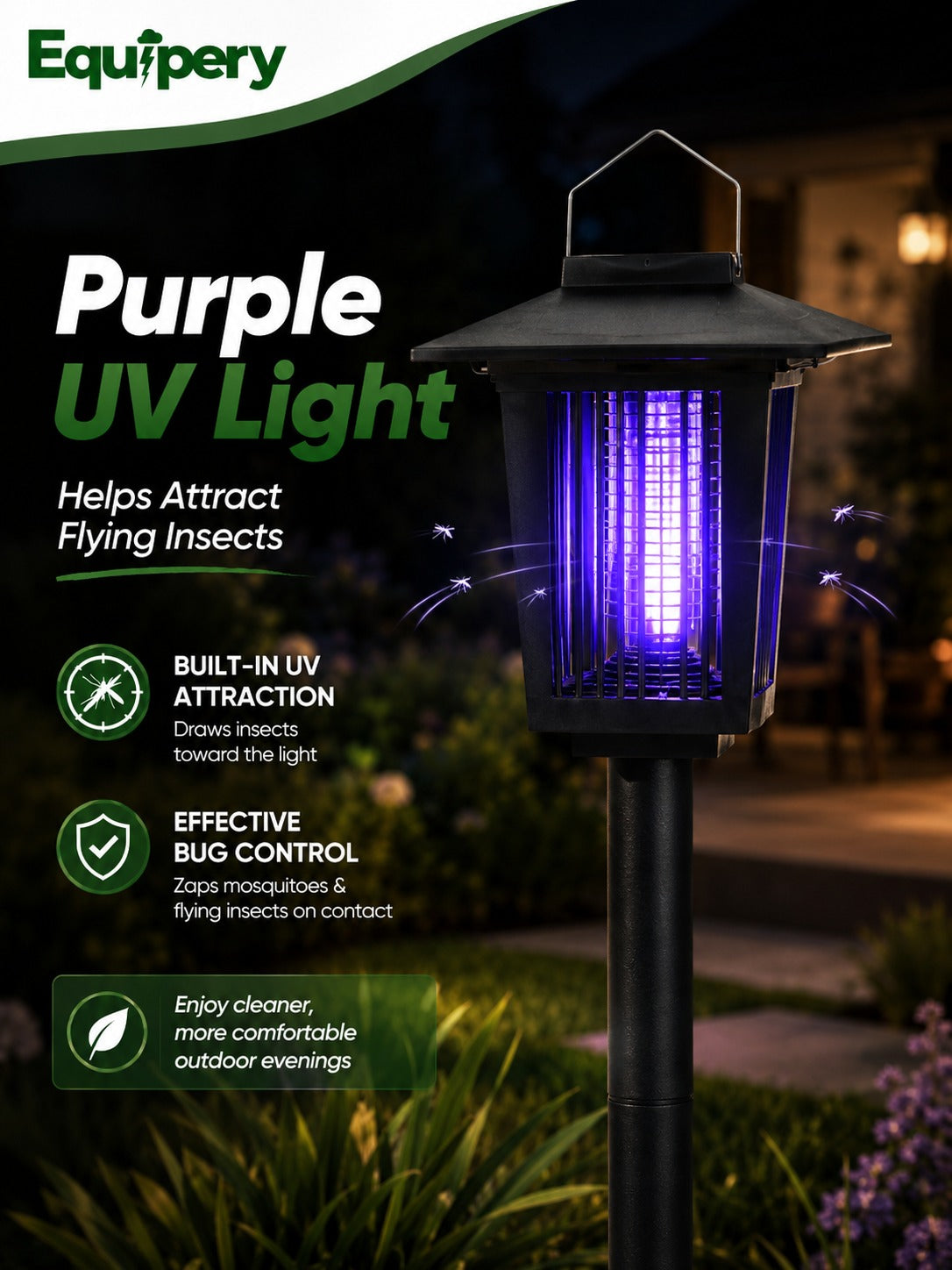 Equipery Solar Bug Zapper