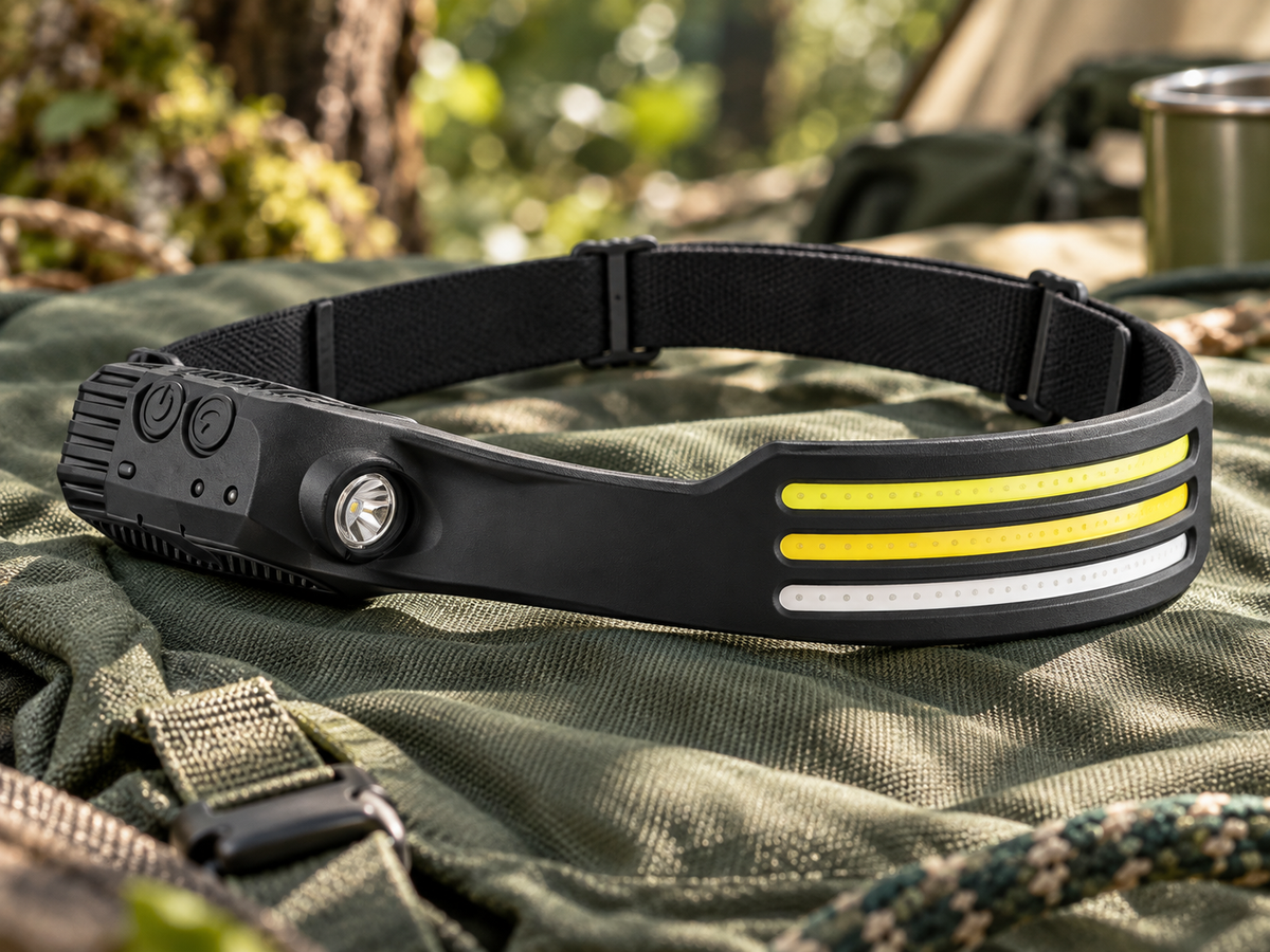 Equipery three-strip headlamp controls