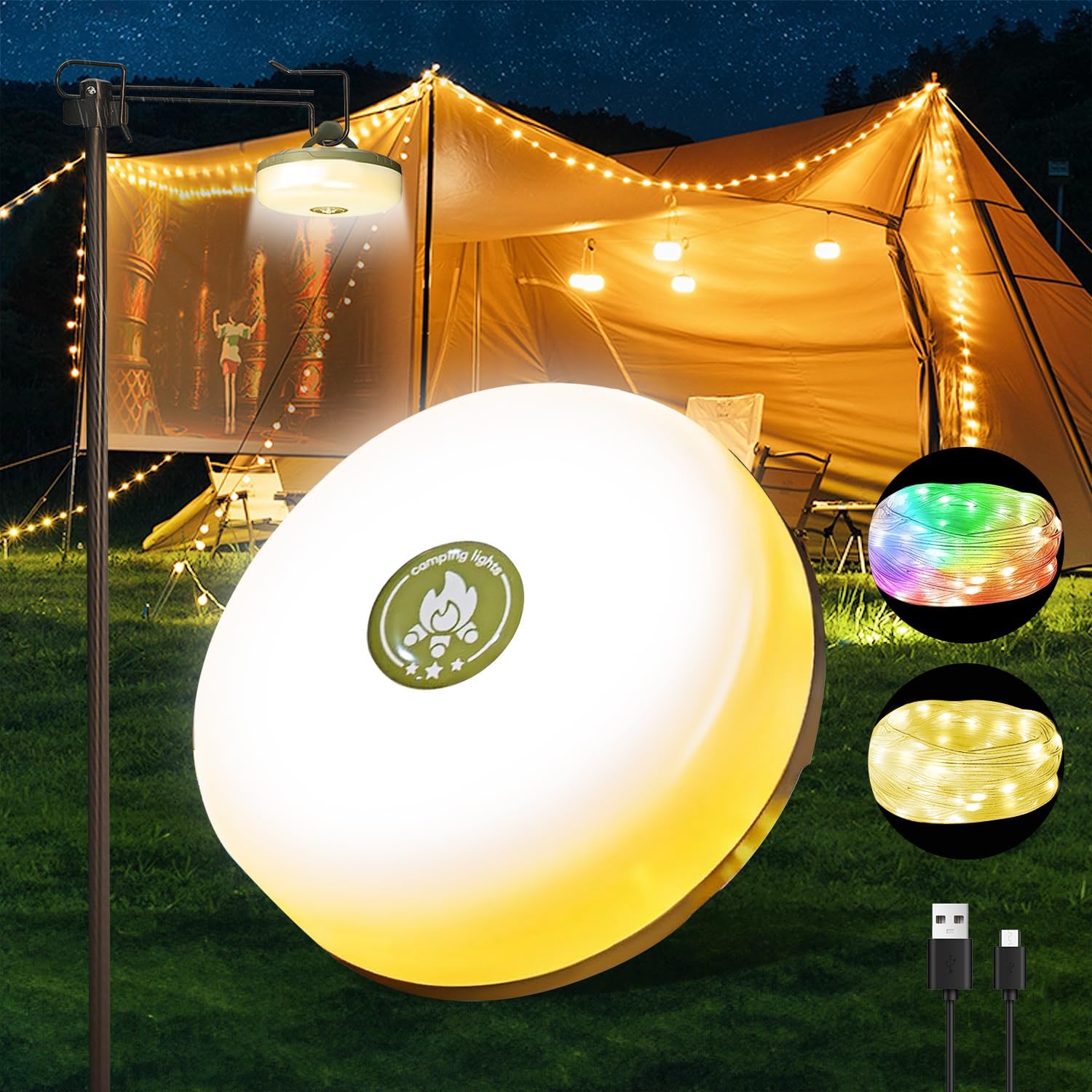 Lampe de camping multifonction Equipery