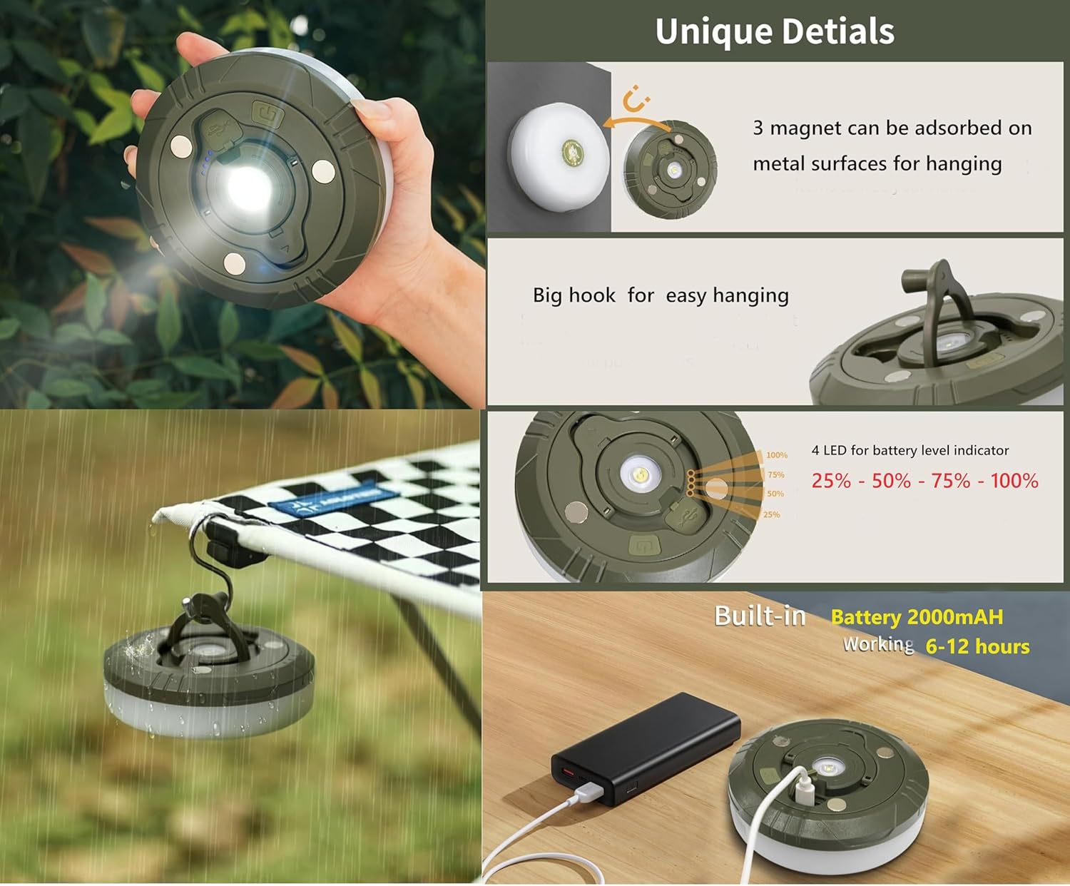 Lampe de camping multifonction Equipery